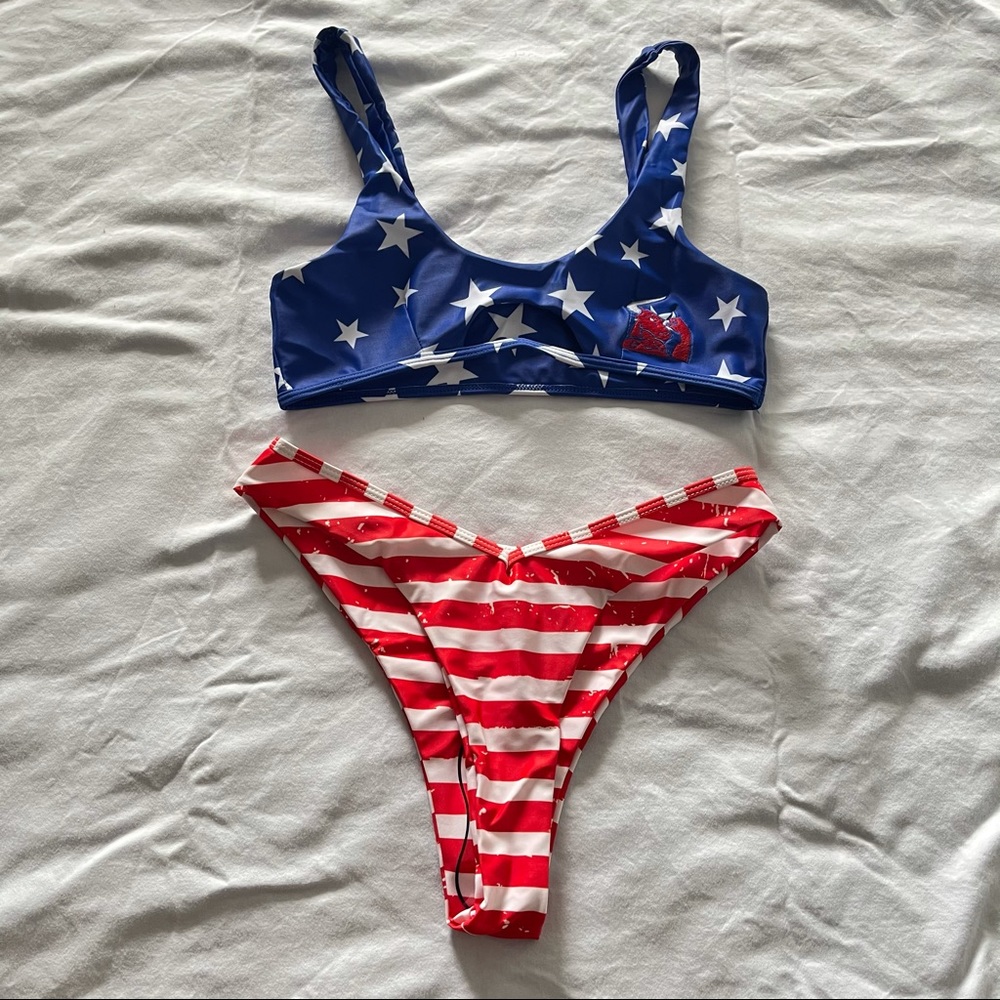 Shein exclusive 4th of July bikini